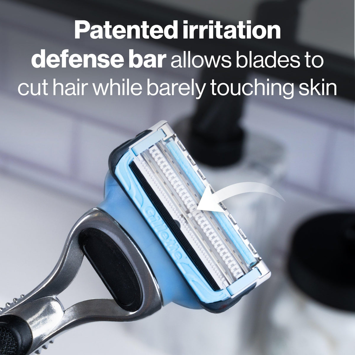 Gillette SkinGuard Men's Razor Blades with precision trimmer feature