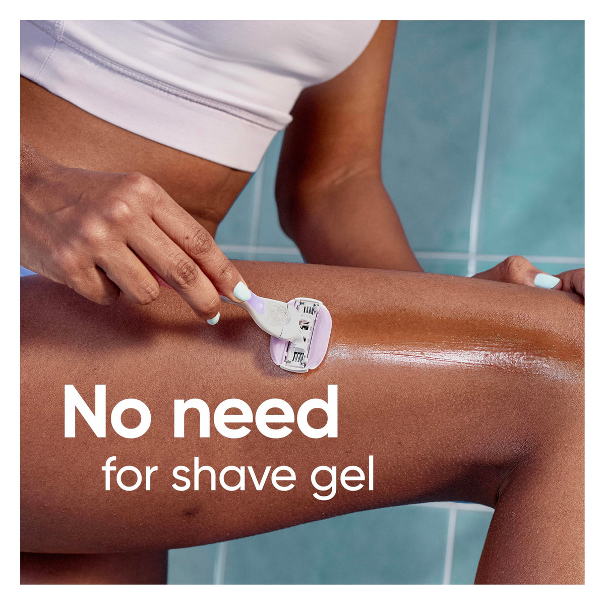 Gillette Venus ComfortGlide Razor with two refill blades displayed