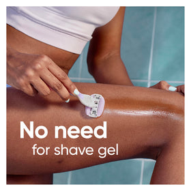 Gillette Venus ComfortGlide Razor with two refill blades displayed