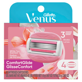 Gillette Venus ComfortGlide White Tea Razor cartridge with lubrication strip