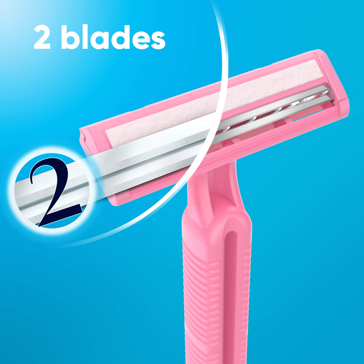 Gillette Venus Daisy Classic Disposable Razors side view