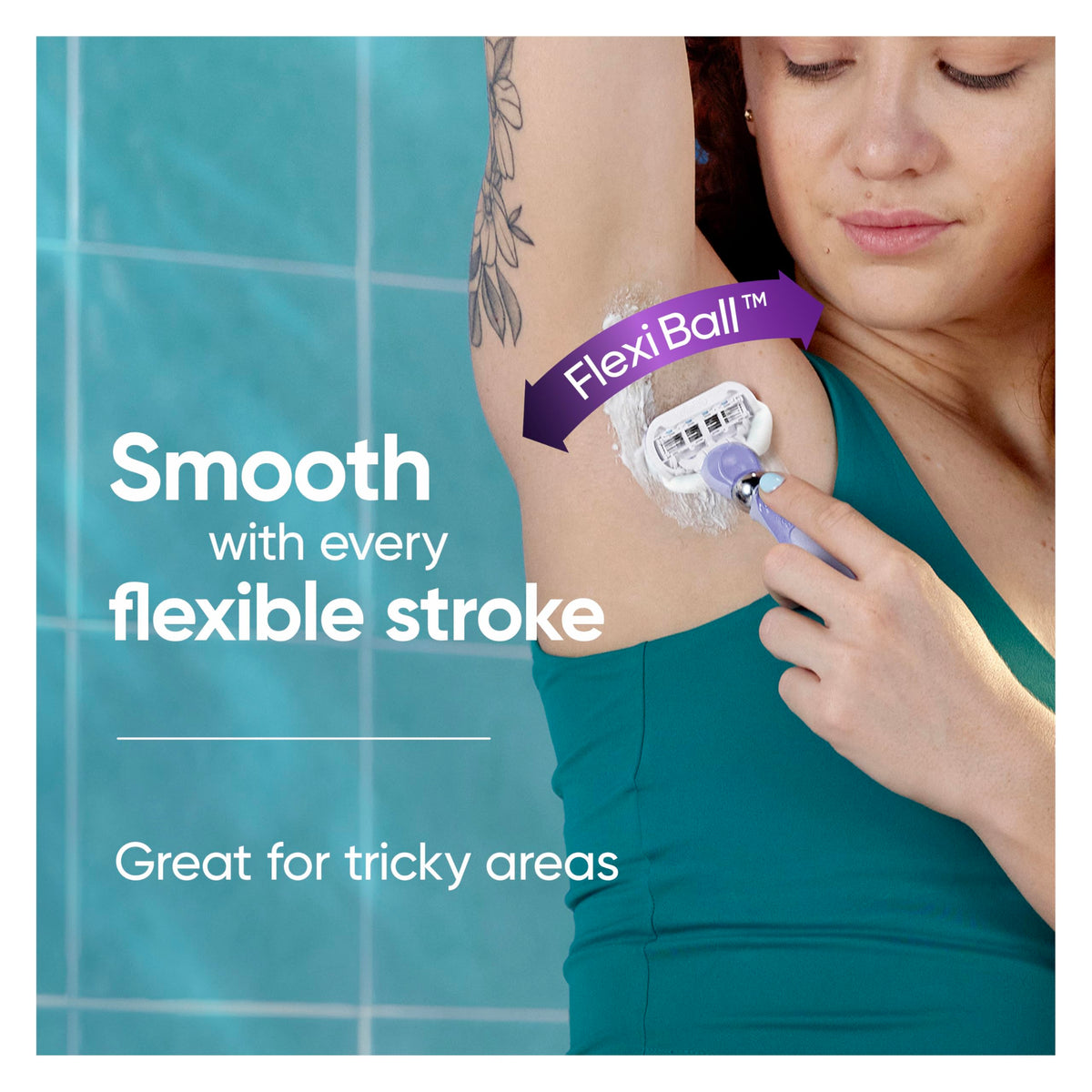 Gillette Venus Deluxe Smooth Swirl Razor packaging front view