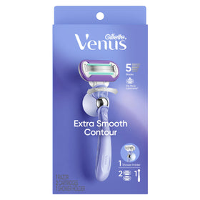 Gillette Venus Deluxe Smooth Swirl razor showing pivoting head