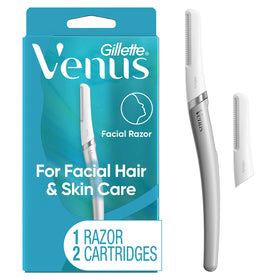 Gillette Venus Dermaplaning Tool with refillable handle and blade
