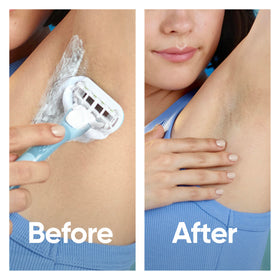 Gillette Venus Extra Smooth razor blade refills on white background