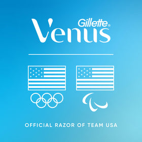 Gillette Venus Extra Smooth Sensitive Razor showing ergonomic handle