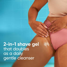 Gillette Venus Intimate Grooming 2in1 Cleanser and Shave Gel back view