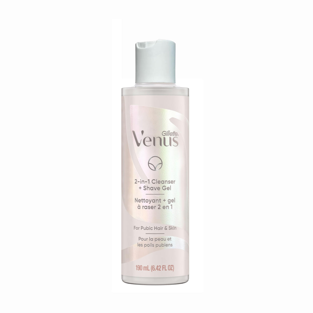 Gillette Venus Intimate Grooming 2in1 Cleanser and Shave Gel in use during shaving