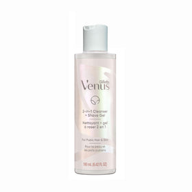 Gillette Venus Intimate Grooming 2in1 Cleanser and Shave Gel in use during shaving
