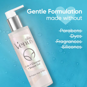 Gillette Venus Intimate Grooming 2in1 Cleanser and Shave Gel with dispenser
