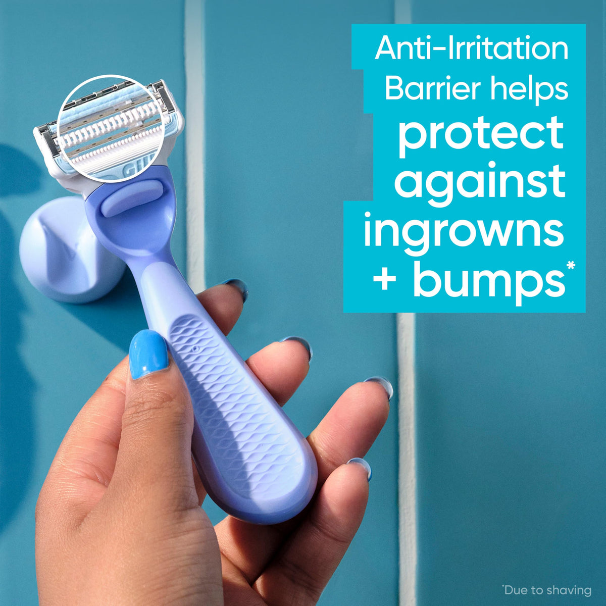 Gillette Venus Intimate Grooming Razor Blade Refills packaging