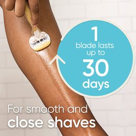 Gillette Venus razor blade refill with coconut scent