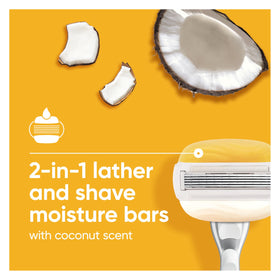 Gillette Venus razor handle with ComfortGlide blade attached