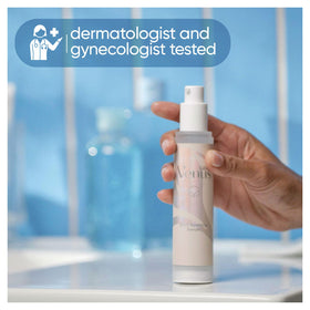 Gillette Venus serum close-up showing label details