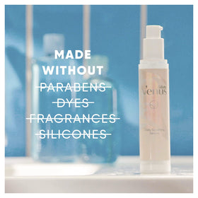 Gillette Venus serum with a towel and razor