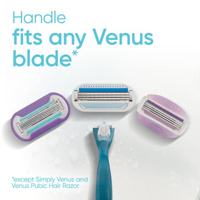 Gillette Venus Smooth razor in a bathroom setting