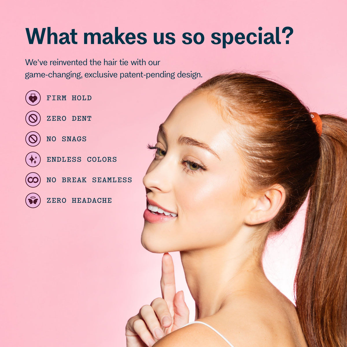 GIMME Fine Hair Elastic Bands displayed on a white background