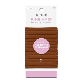 GIMME Fine Hair Elastic Bands red pack front view