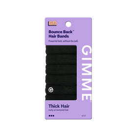 GIMME Thick Hair Extra Stretch Bands black pack front view