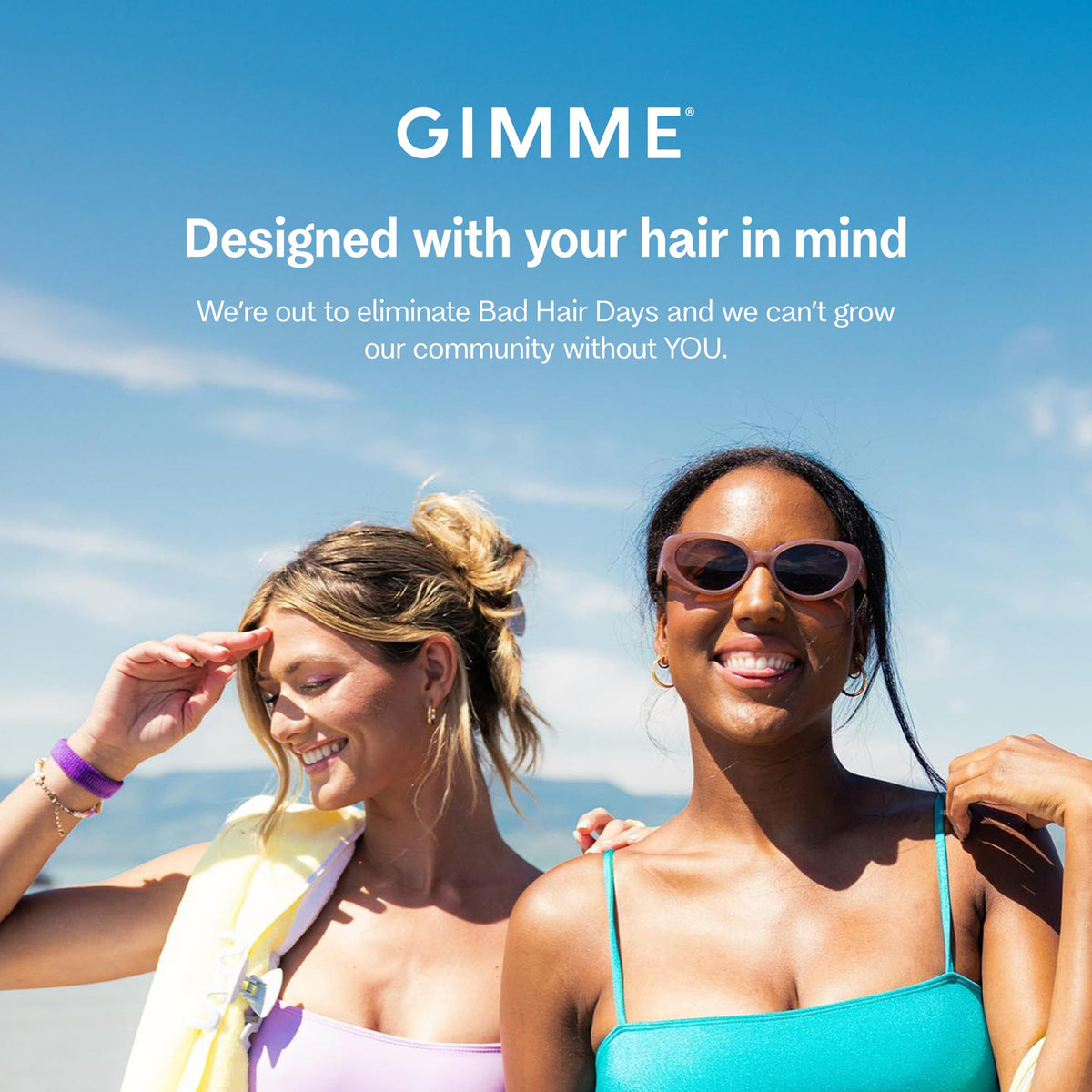 GIMME Thick Hair Extra Stretch Bands packaging dimensions