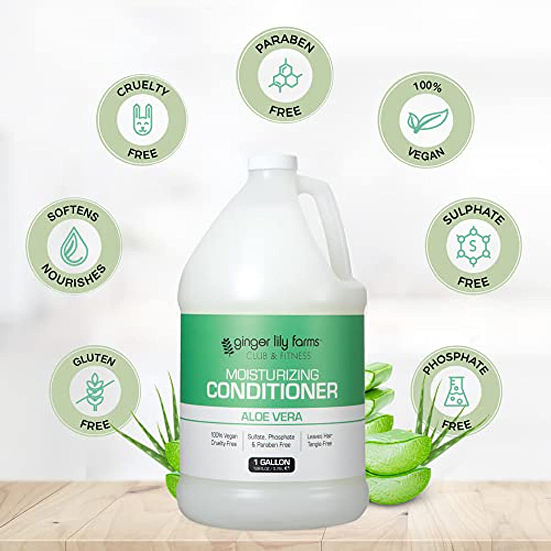 Ginger Lily Farms Aloe Vera Conditioner texture close-up