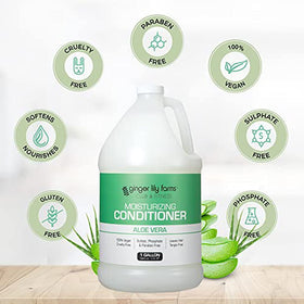 Ginger Lily Farms Aloe Vera Conditioner texture close-up