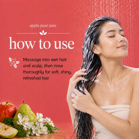 Ginger Lily Farms Apple Pear Conditioner in a spa setting