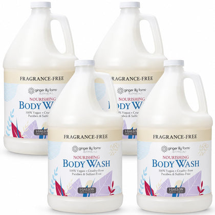 Ginger Lily Farms Botanicals Body Wash 128oz front view