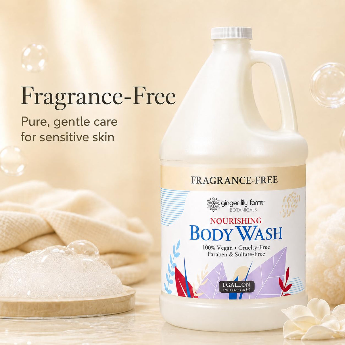 Ginger Lily Farms Botanicals Body Wash packaging