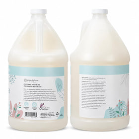 Ginger Lily Farms Botanicals Cucumber Mint Bliss Body Wash 128oz side view