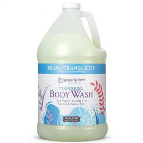 Ginger Lily Farms Botanicals Island Tranquility Body Wash 128oz front view