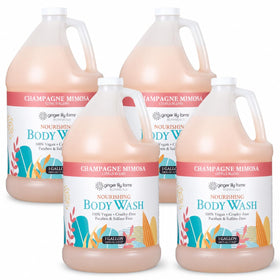Ginger Lily Farms Champagne Mimosa Body Wash 128oz front view
