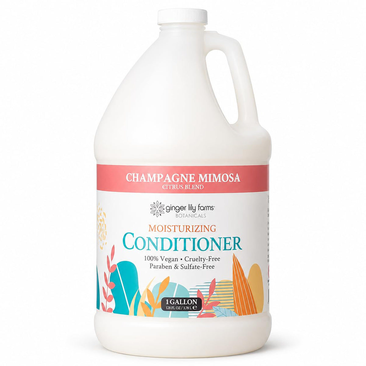 Ginger Lily Farms Champagne Mimosa Conditioner 128oz front view