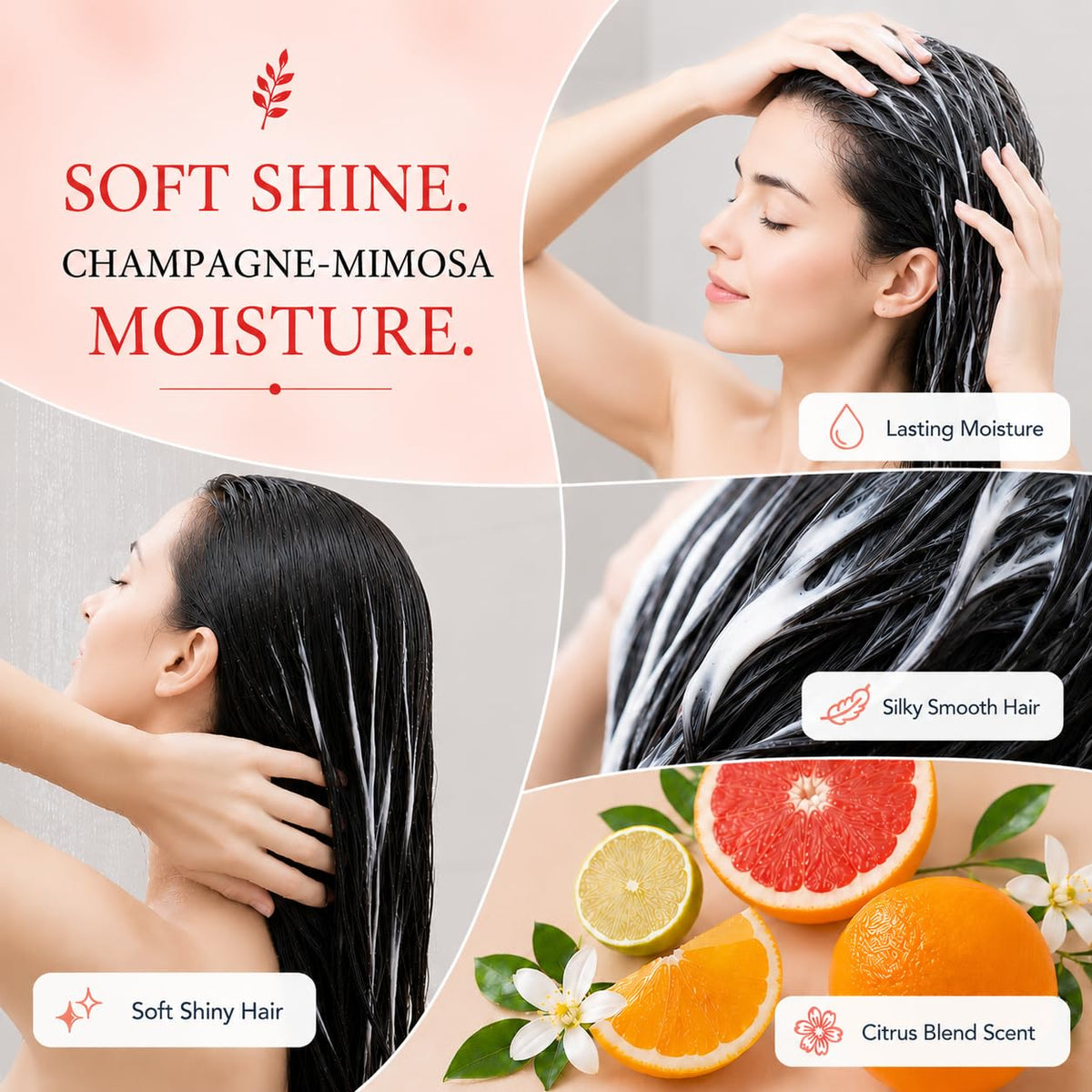 Ginger Lily Farms Champagne Mimosa Conditioner with aloe and flaxseed