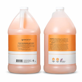 Ginger Lily Farms Citrus Body Wash label close-up