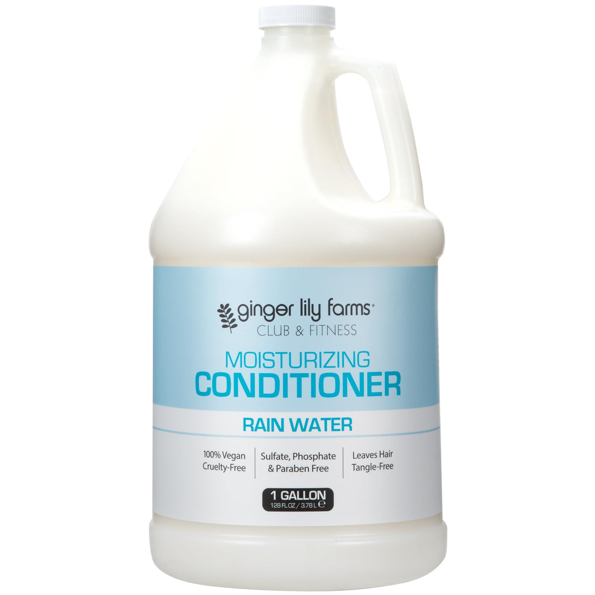 Ginger Lily Farms Club & Fitness Conditioner 128oz back view