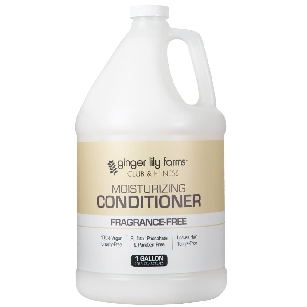 Ginger Lily Farms Club & Fitness Conditioner 128oz back view
