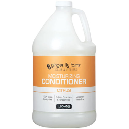 Ginger Lily Farms Club & Fitness Conditioner 128oz Citrus front view
