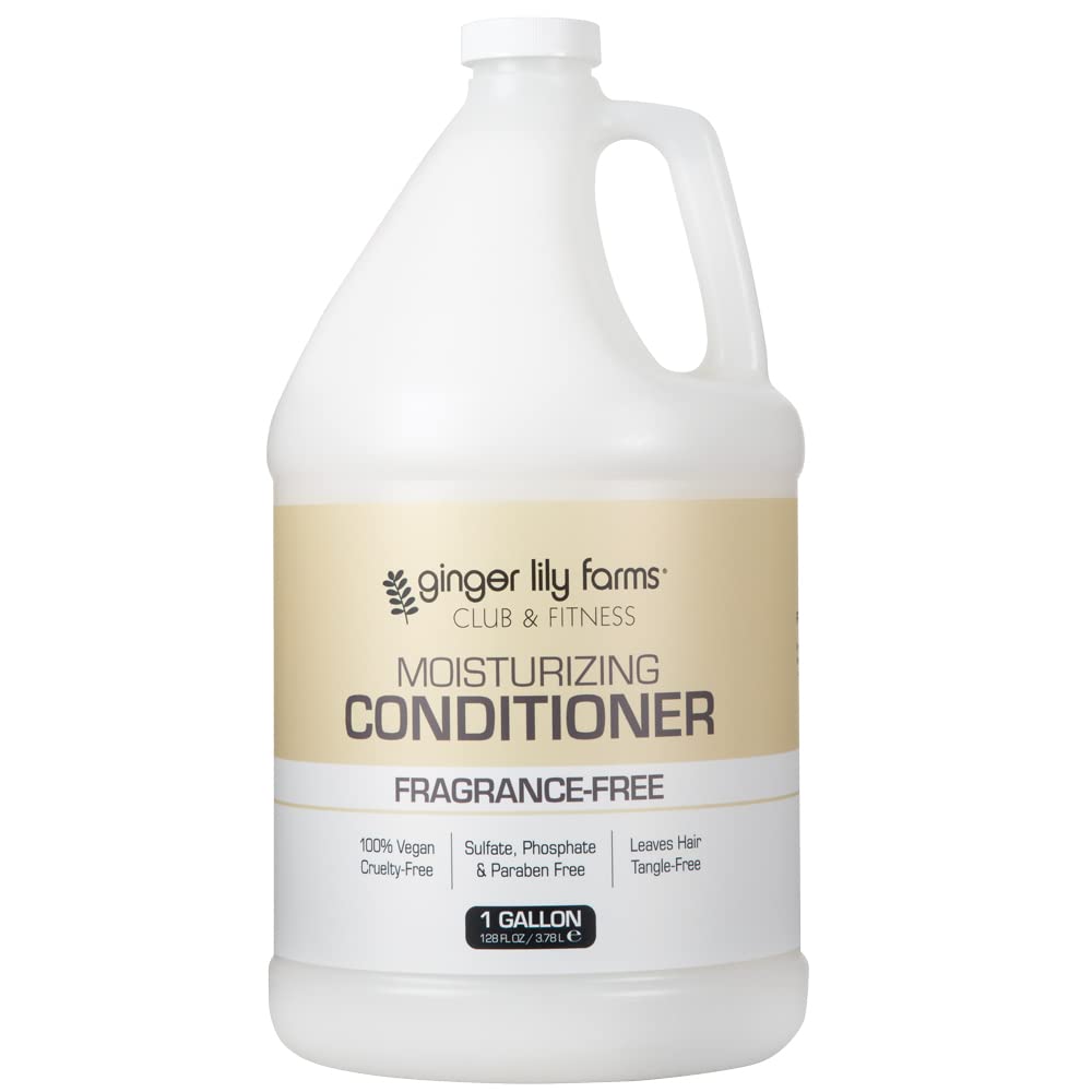 Ginger Lily Farms Club & Fitness Conditioner 128oz front view