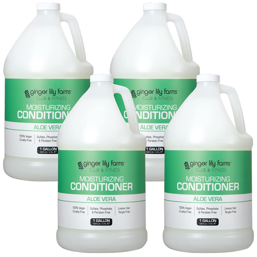 Ginger Lily Farms Club & Fitness Conditioner 128oz front view