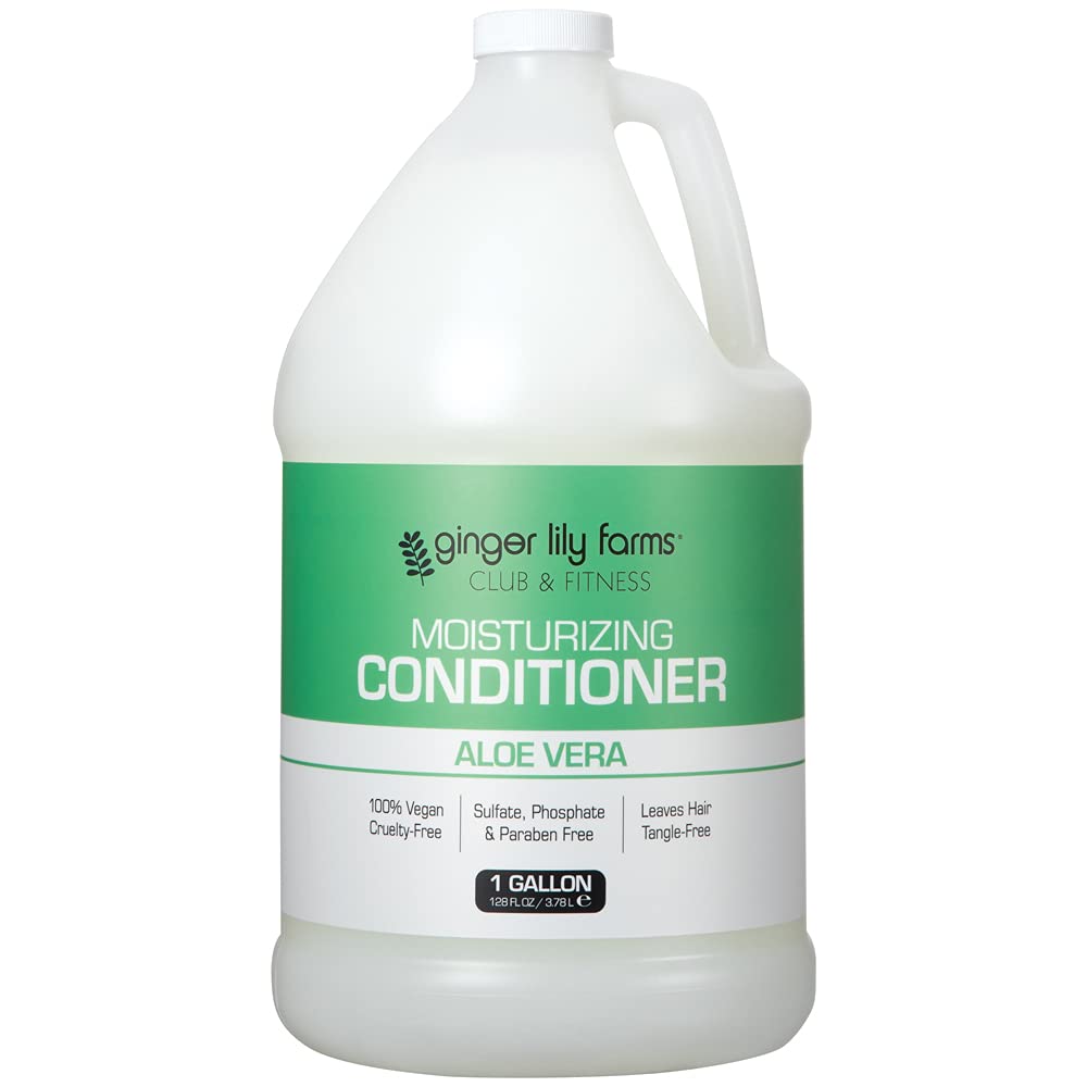 Ginger Lily Farms Club & Fitness Conditioner 128oz front view