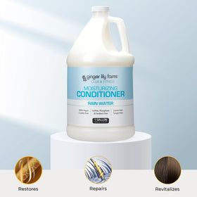 Ginger Lily Farms Club & Fitness Conditioner 128oz in a spa setting