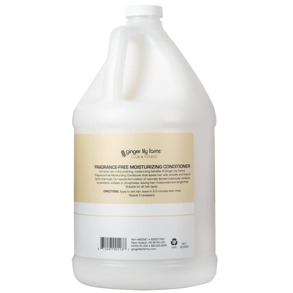 Ginger Lily Farms Club & Fitness Conditioner 128oz side view