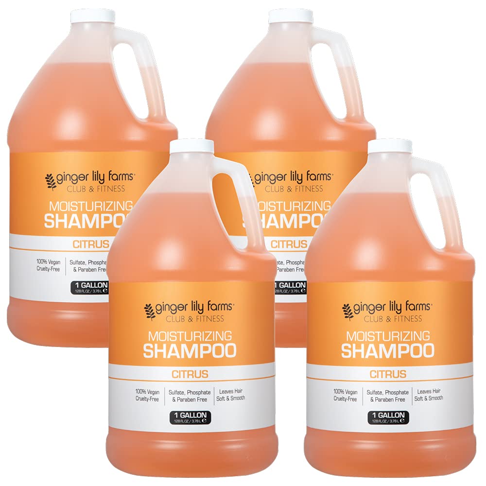 Ginger Lily Farms Club & Fitness Shampoo 128oz front view