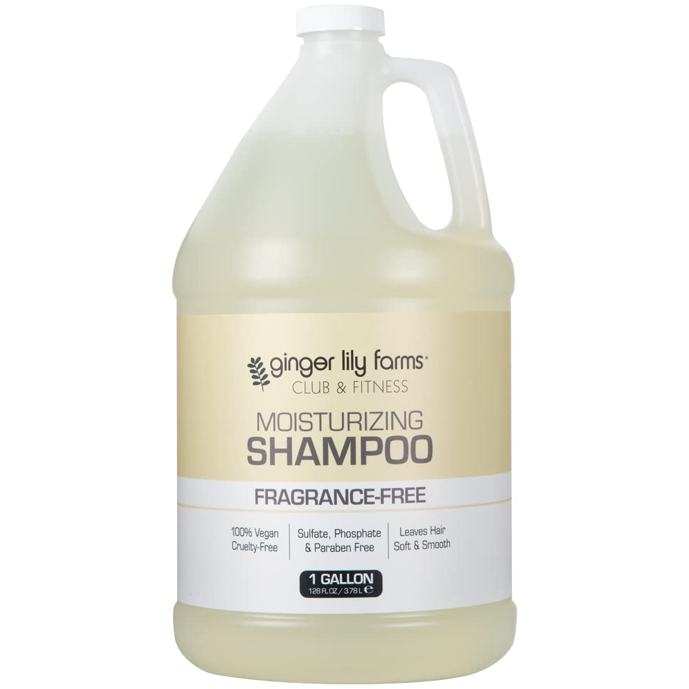Ginger Lily Farms Club & Fitness Shampoo 128oz front view