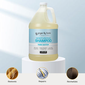 Ginger Lily Farms Club & Fitness Shampoo 128oz in shower setting