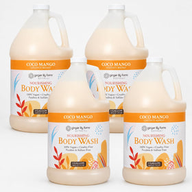 Ginger Lily Farms Coco Mango Body Wash 128oz front view