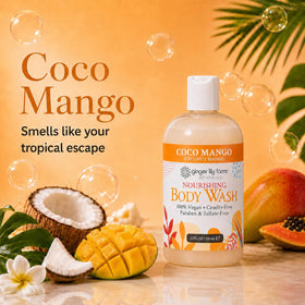 Ginger Lily Farms Coco Mango Body Wash 12oz pack of 6