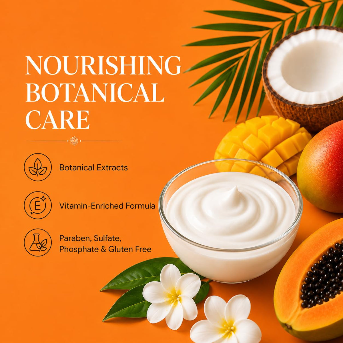 Ginger Lily Farms Coco Mango Conditioner 128oz with tropical fruits