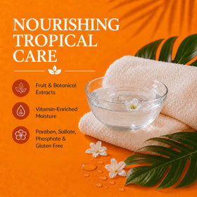 Ginger Lily Farms Coco Mango Hand Soap lathering on hands
